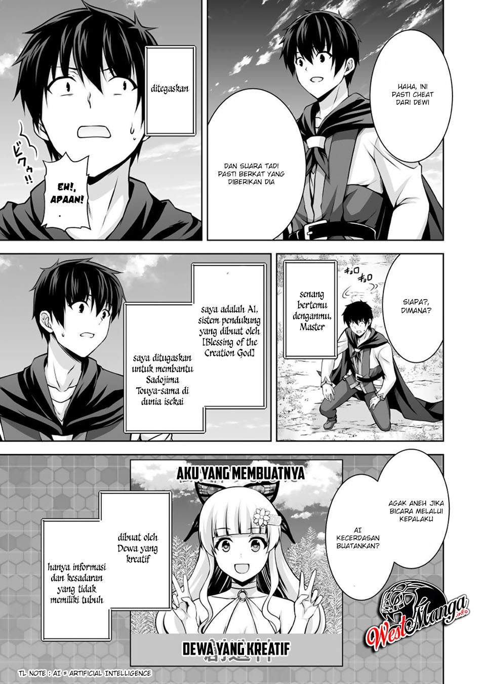 Kami No Techigai De Shindara Zumi De Isekai Ni Hourikomare Mashita Chapter 03 Bahasa Indonesia